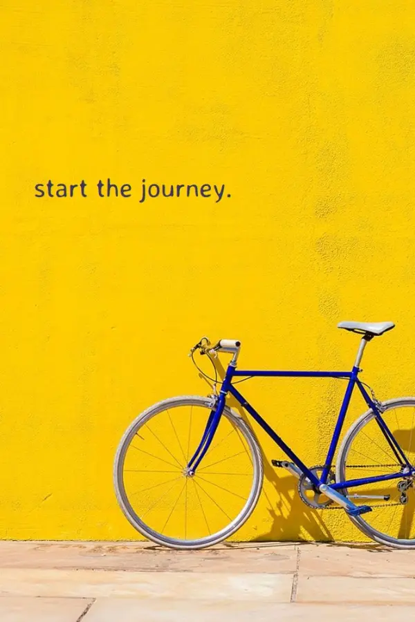 Along for the ride yellow modern-simple