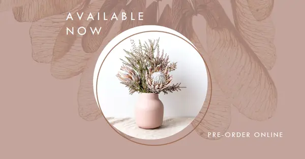 Mauve accents pink organic-simple
