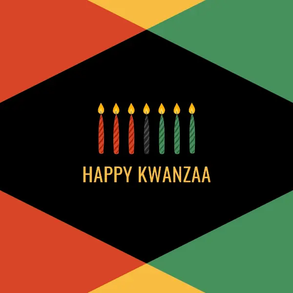 A happy Kwanzaa green modern-geometric-&-linear