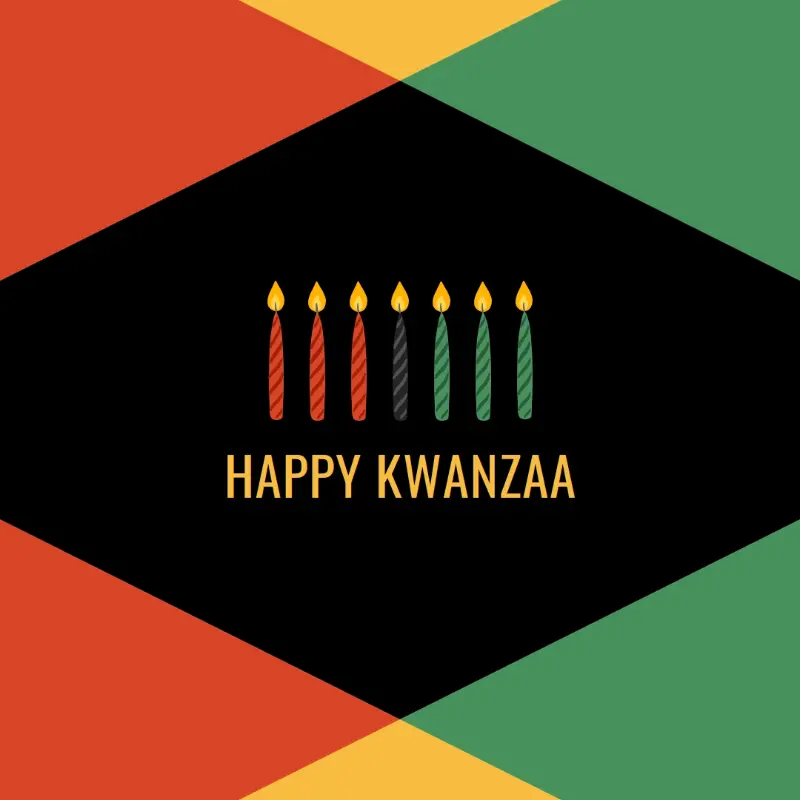 A happy Kwanzaa green modern-geometric-&-linear