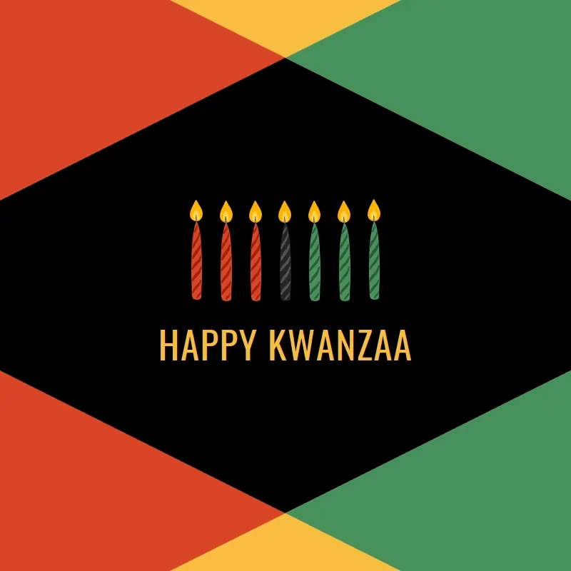 A happy Kwanzaa green modern-geometric-&-linear