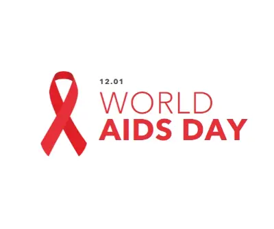 Recognizing World AIDS Day white modern-simple