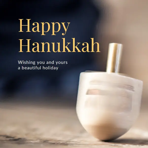 The beauty of Hanukkah yellow modern-simple