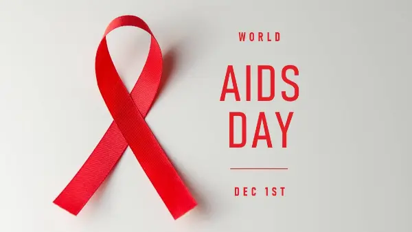 AIDS awareness gray modern-simple