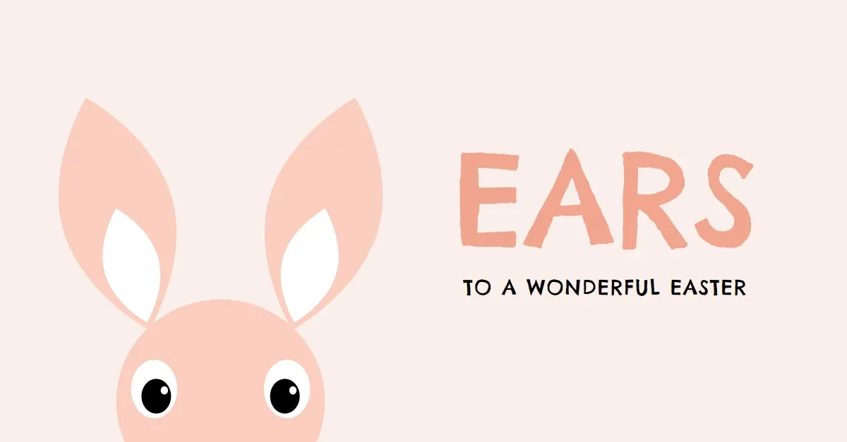 Ear-resistible Easter pink whimsical-color-block