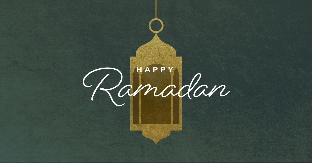 Welcome Ramadan green modern-simple
