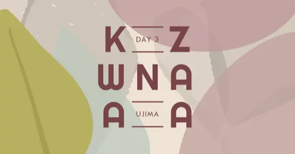 Ujima for Kwanzaa gray organic-simple