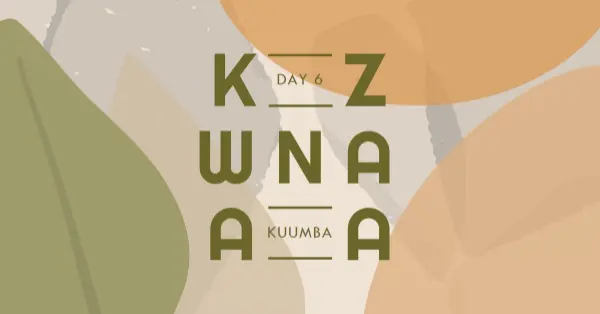 Kuumba for Kwanzaa gray organic-simple