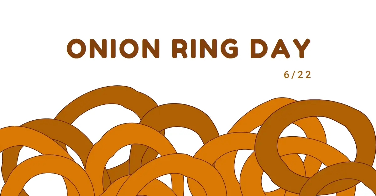 Rings by the dozen orange whimsical-line