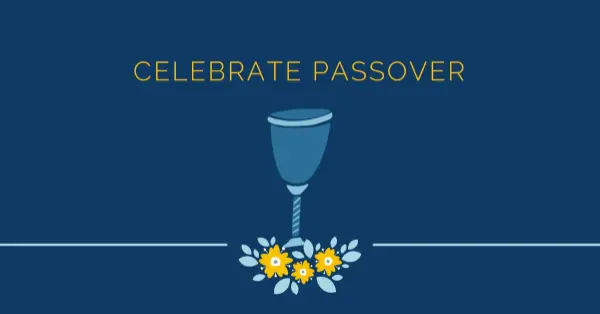 Celebrating Passover blue whimsical-color-block