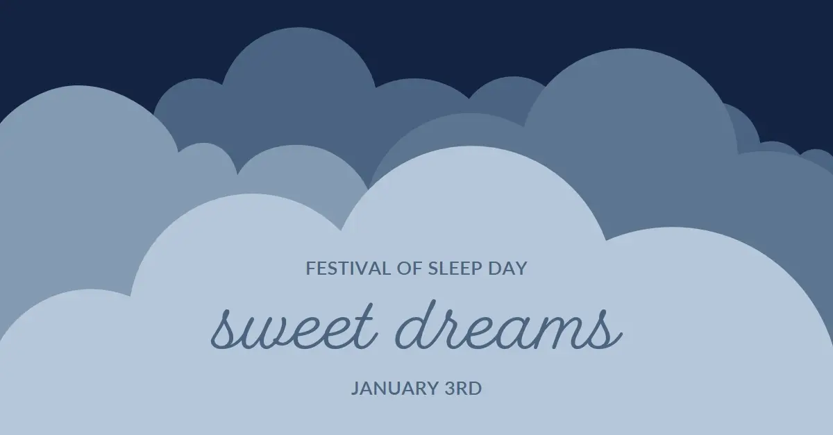 Only dreaming of more sleep blue whimsical-color-block