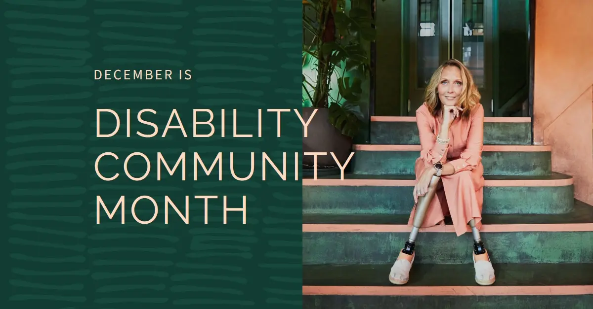 Celebrating Disability Community Month green modern-simple