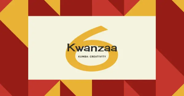 Creativity for Kwanzaa red modern-geometric-&-linear