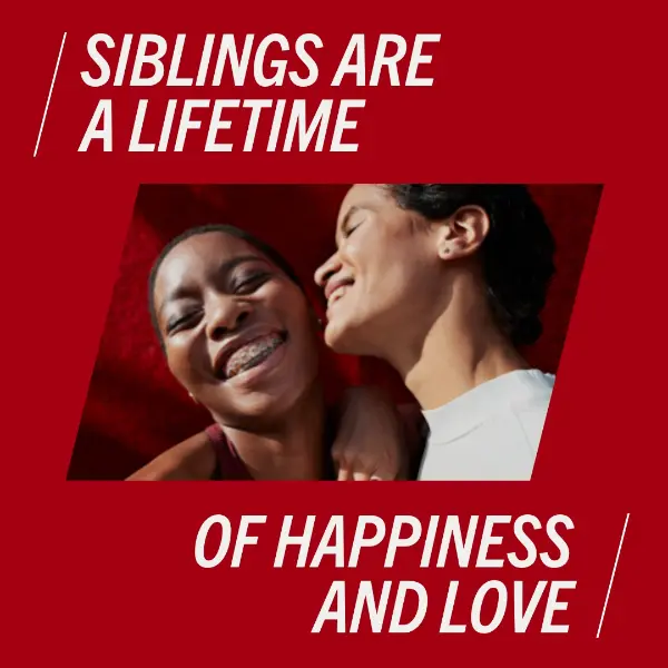 A lifetime of happiness and love red modern bold simple