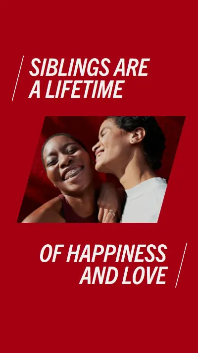 A lifetime of happiness and love red modern bold simple