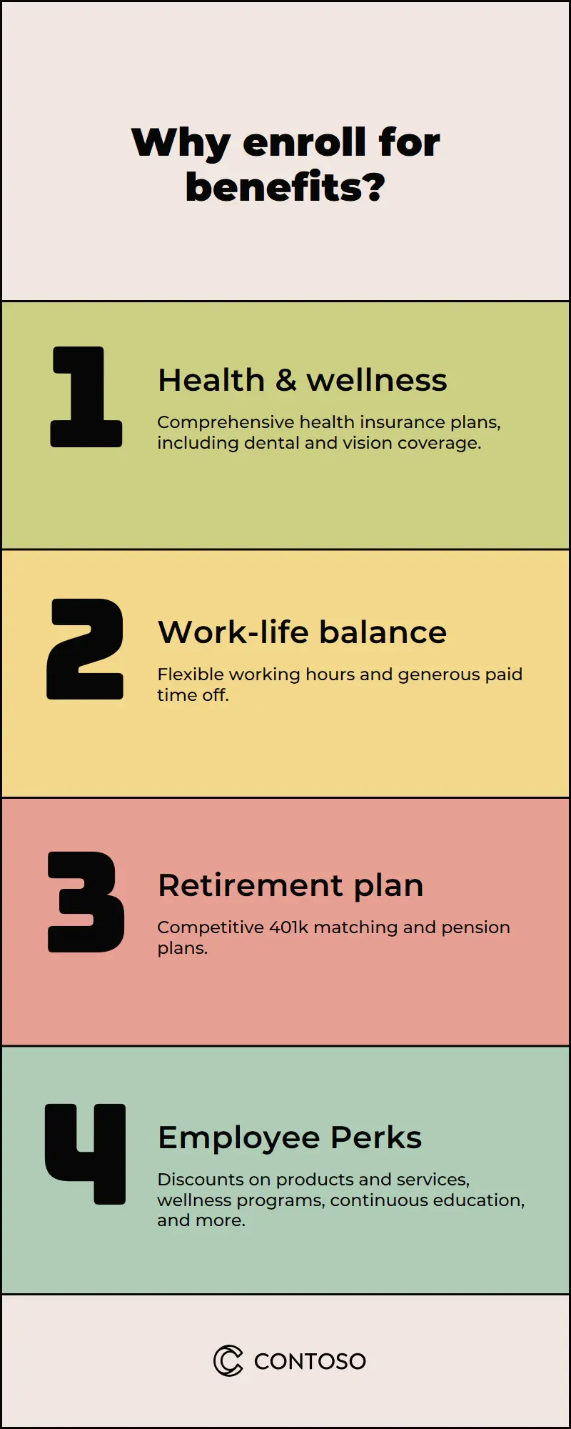 Benefits of benefits infographic pink Modern simple