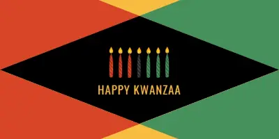 A happy Kwanzaa green modern-geometric-&-linear