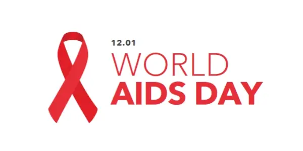 Recognizing World AIDS Day white modern-simple