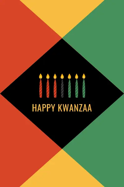 A happy Kwanzaa green modern-geometric-&-linear