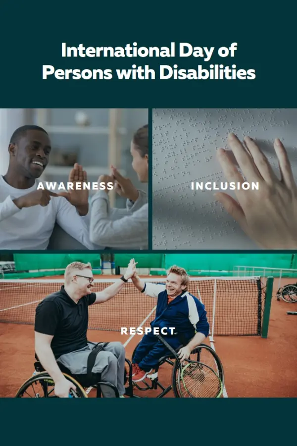 Disability discourse gray modern-simple