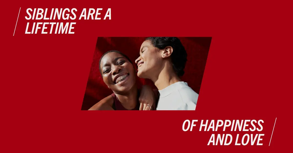 A lifetime of happiness and love red modern bold simple