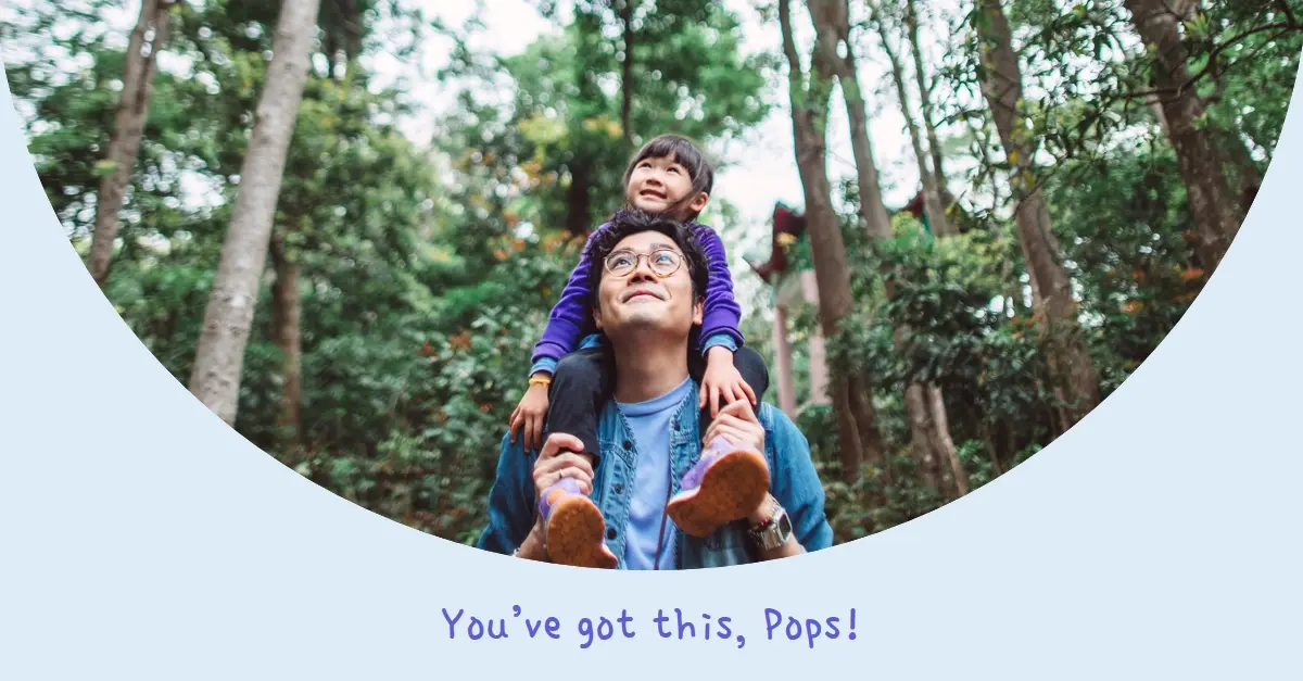 You've got this, Pops blue modern simple bold