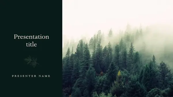 Pine design green modern-simple