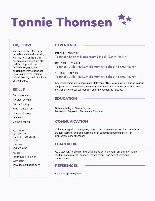 Free Resume Templates