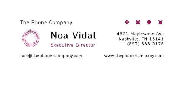 Modern retinal email signature white modern simple