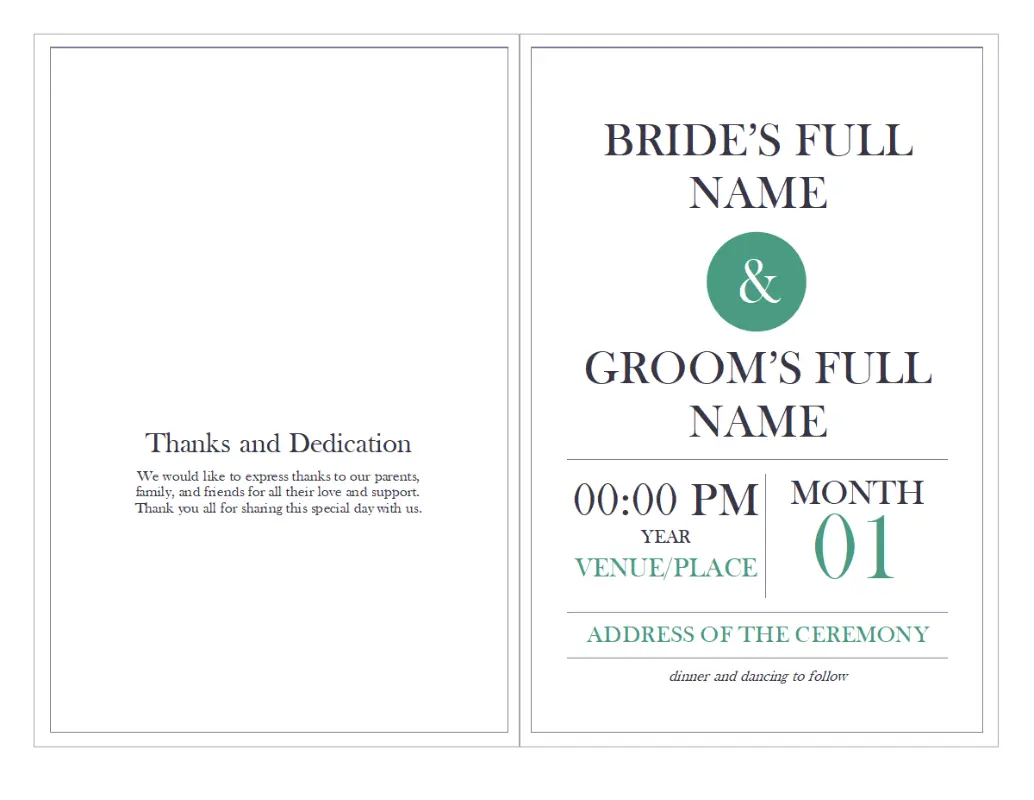 Wedding-related design templates