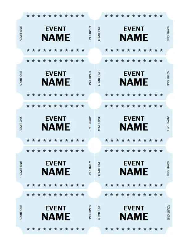 Star concert tickets vintage retro
