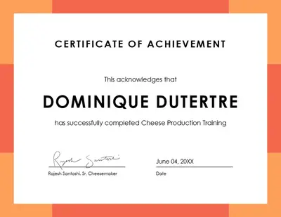 powerpoint template certificate of completion