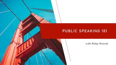 Creative perspective presentation red modern-bold