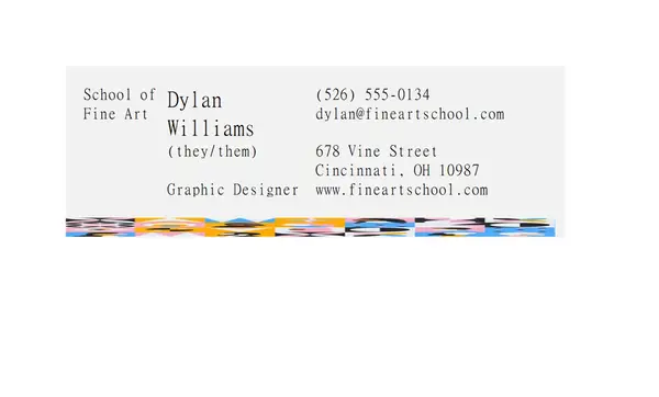 Modern art email signature grey modern simple