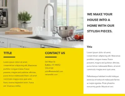 Sale of Household Kitchen Appliances Online Flyer Template