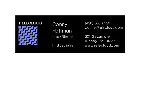 Simple dark email signature modern simple
