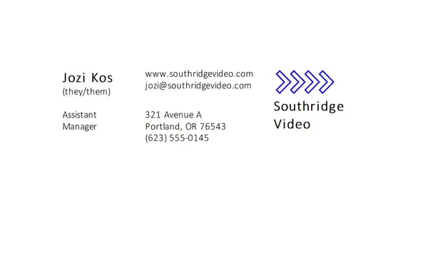 Modern logo email signature modern simple