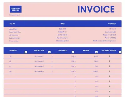 Unit Price Sales Invoice / Receipt Template 2023, Microsoft Excel, Easy  To Use