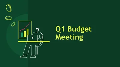 Greenback presentation green modern simple