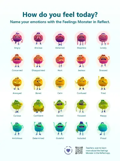 Navigating emotions with the Feelings Monster whimsical-color-block