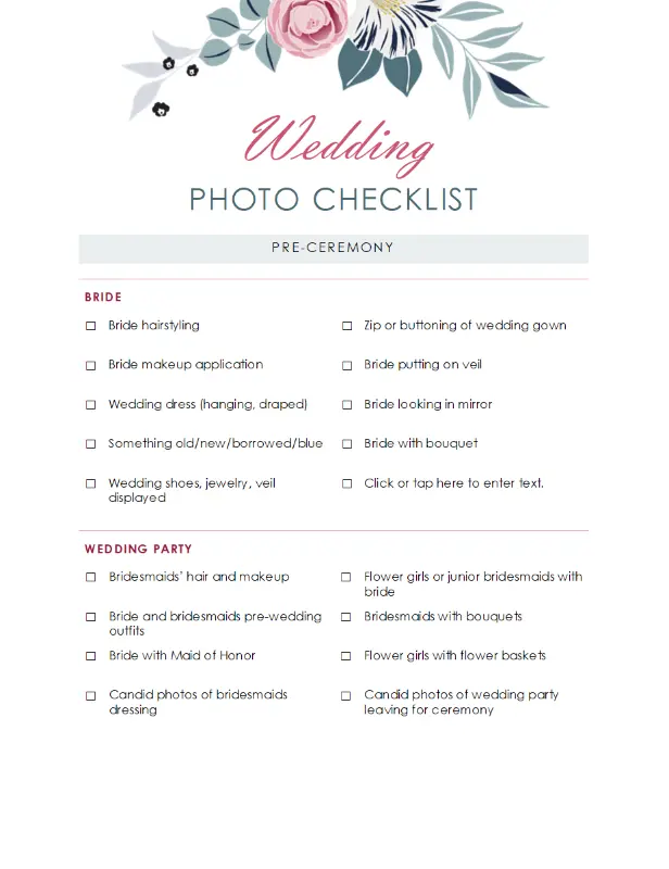 Wedding-related design templates