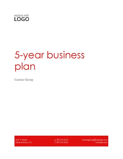 Business plan (design) modern-simple