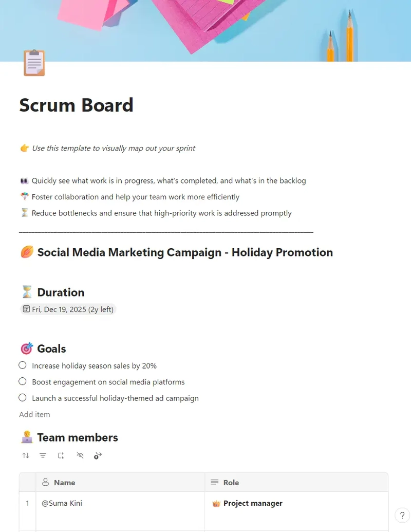 Scrum Board