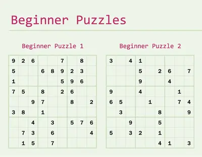 Sudoku game modern color block
