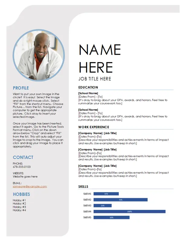 Free resume templates to download and print | Microsoft Create