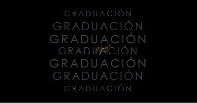 Yay para la graduación black modern-simple