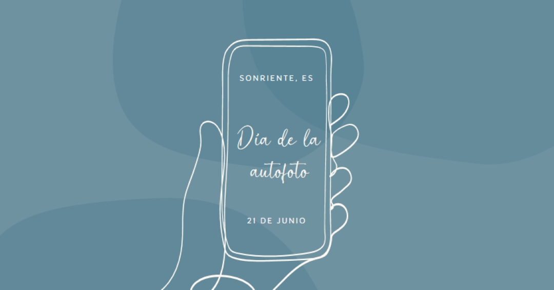 Confianza en la autofoto blue whimsical-line