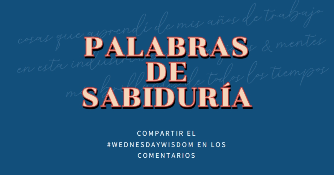 Word a los sabios blue modern-simple