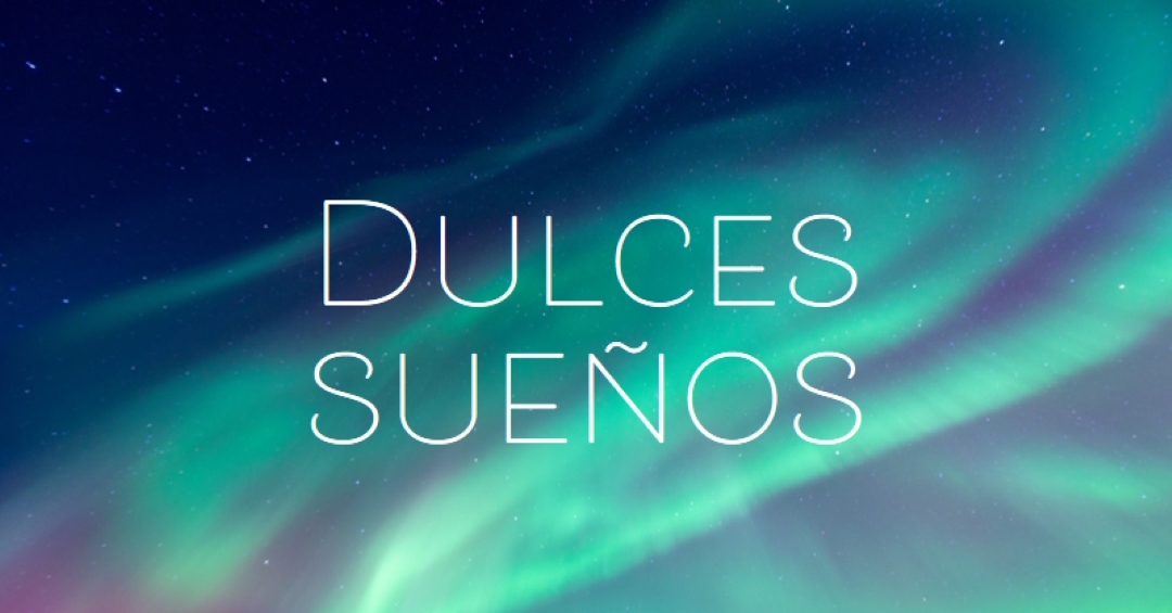 Cielo nocturno de dulces sueños blue modern-simple
