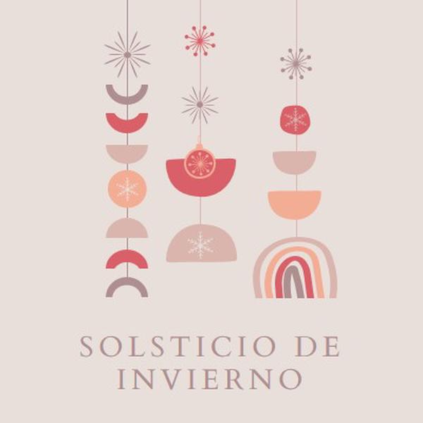 Un precioso solsticio de invierno gray organic-boho